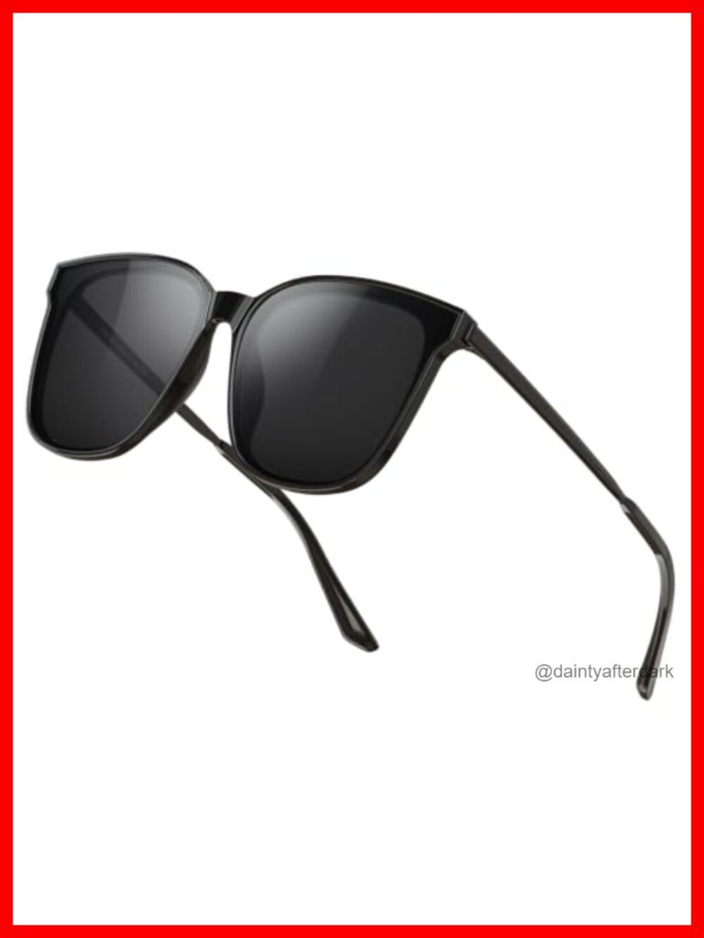 Oversized Polarized Sunglasses UV400 Lightweight Retro Shield Full Coverage
